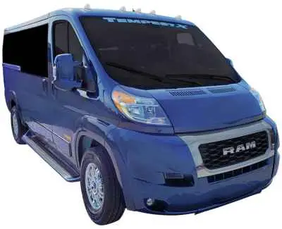 Blue Ram Promaster with Tempest wheelchair van conversion